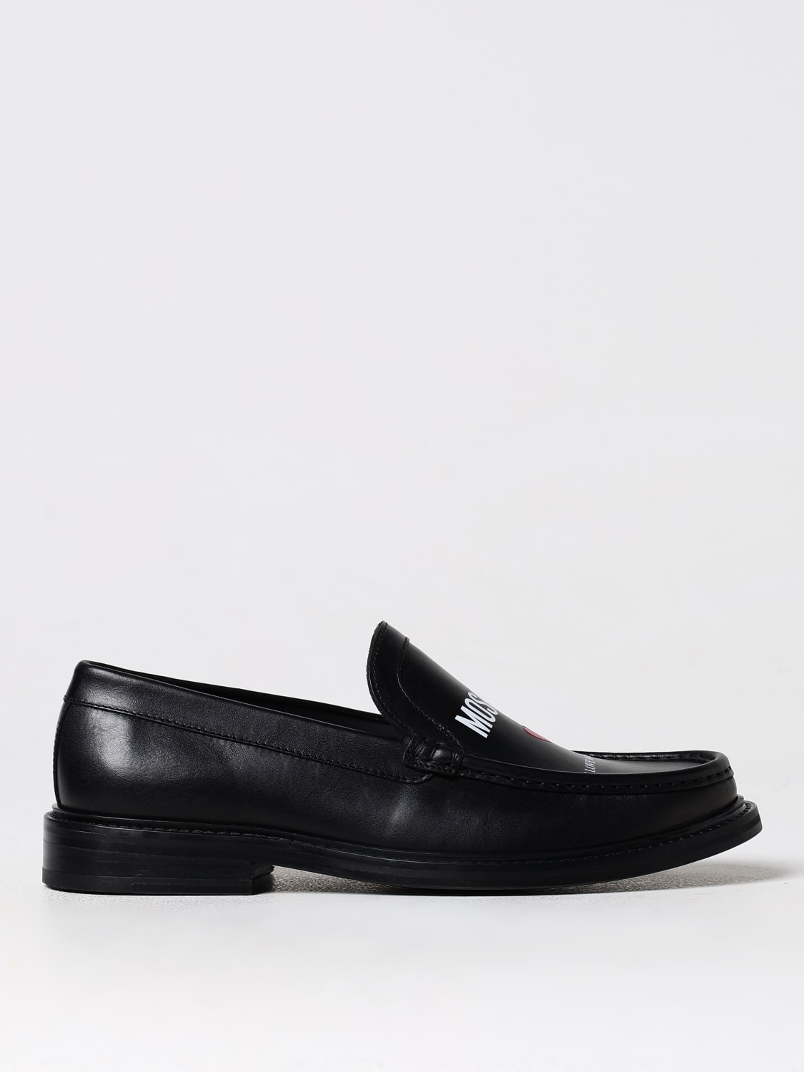 MOSCHINO COUTURE MOKASSINS: Schuhe herren Moschino Couture, Schwarz - Img 1