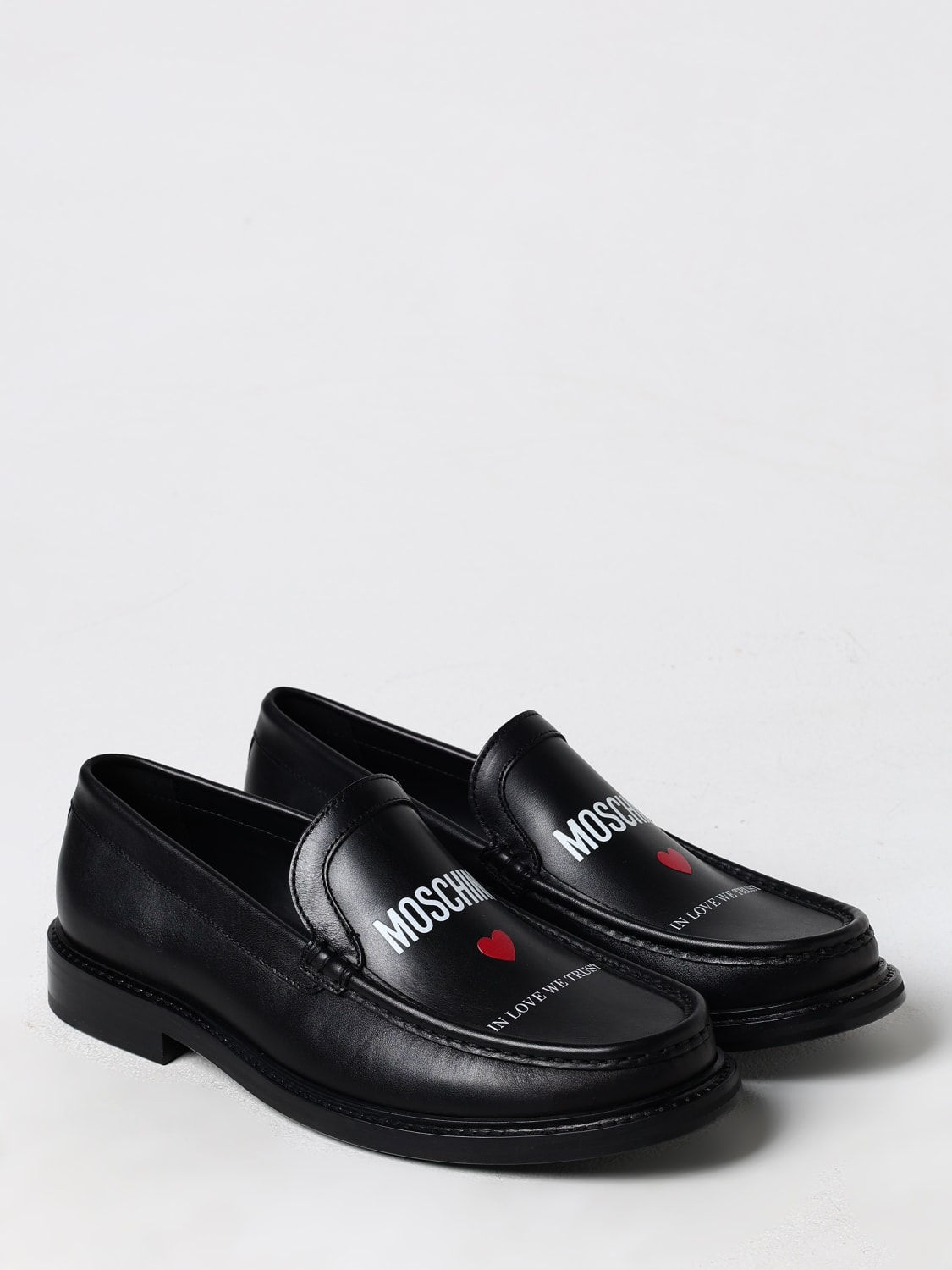 MOSCHINO COUTURE MOKASSINS: Schuhe herren Moschino Couture, Schwarz - Img 2