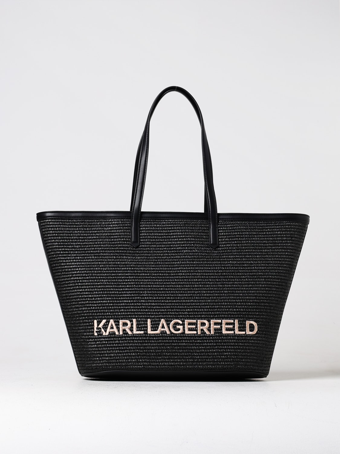 KARL LAGERFELD BOLSO TOTE: Bolso tote mujer Karl Lagerfeld, Negro - Img 1