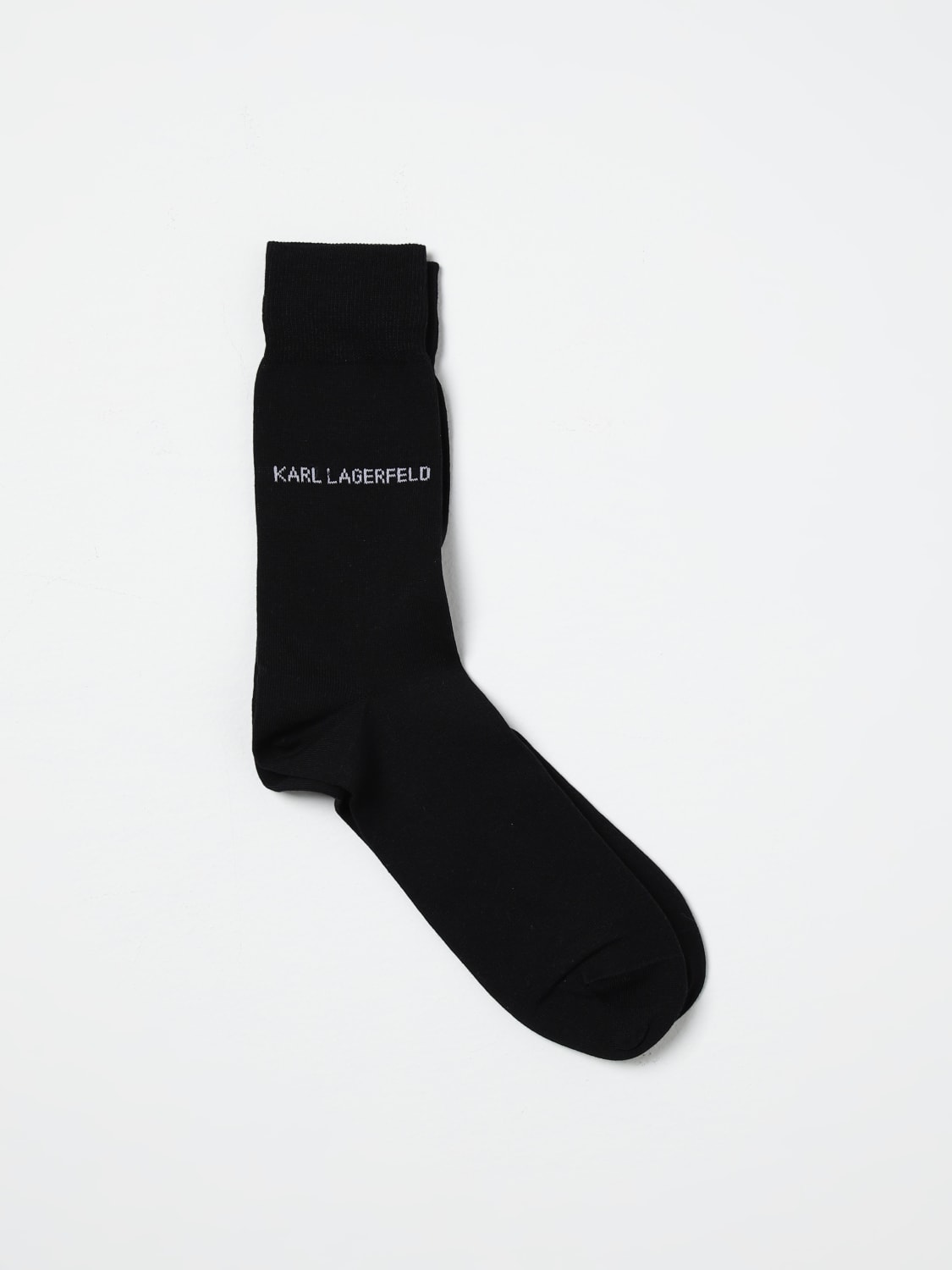 KARL LAGERFELD SOCKS: Socks men Karl Lagerfeld, Black - Img 1