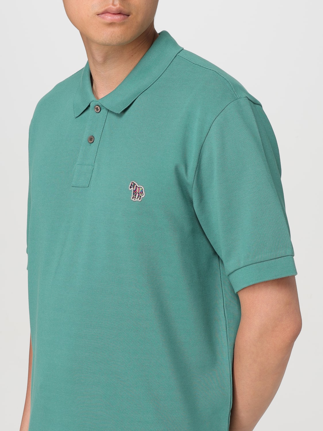 PS PAUL SMITH POLO SHIRT: Polo shirt men Ps Paul Smith, Green - Img 3