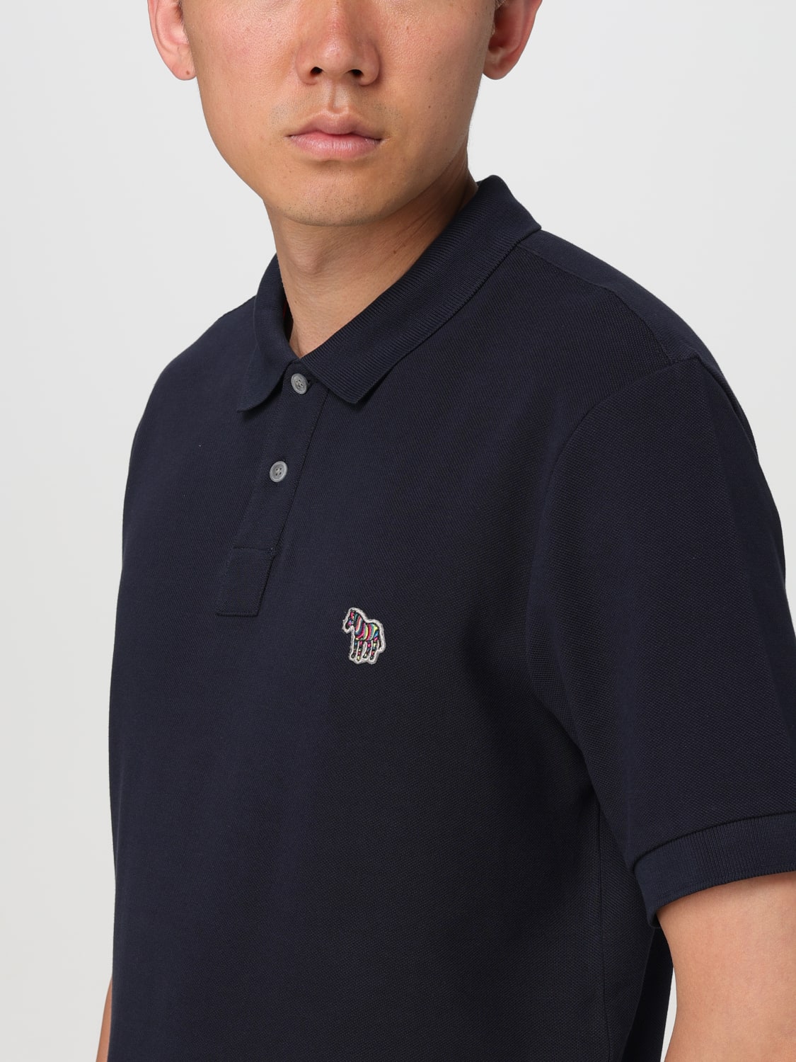 PS PAUL SMITH POLO SHIRT: Polo shirt men Ps Paul Smith, Blue - Img 3