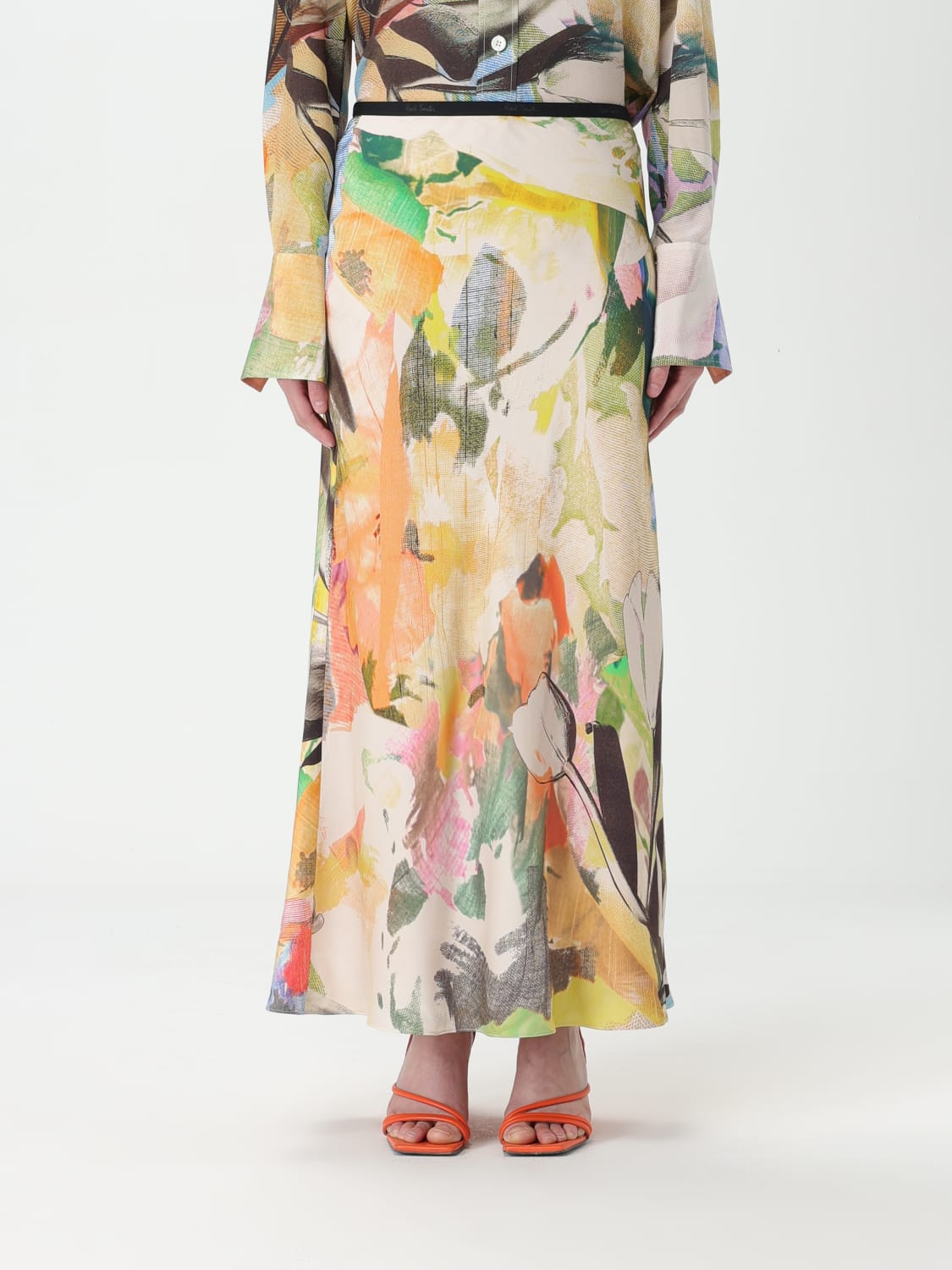 スカート PAUL SMITH Woman Skirt Multicolor W1R014SBL10922 29 Paul Smith Colour-Block Skirt | Liberty