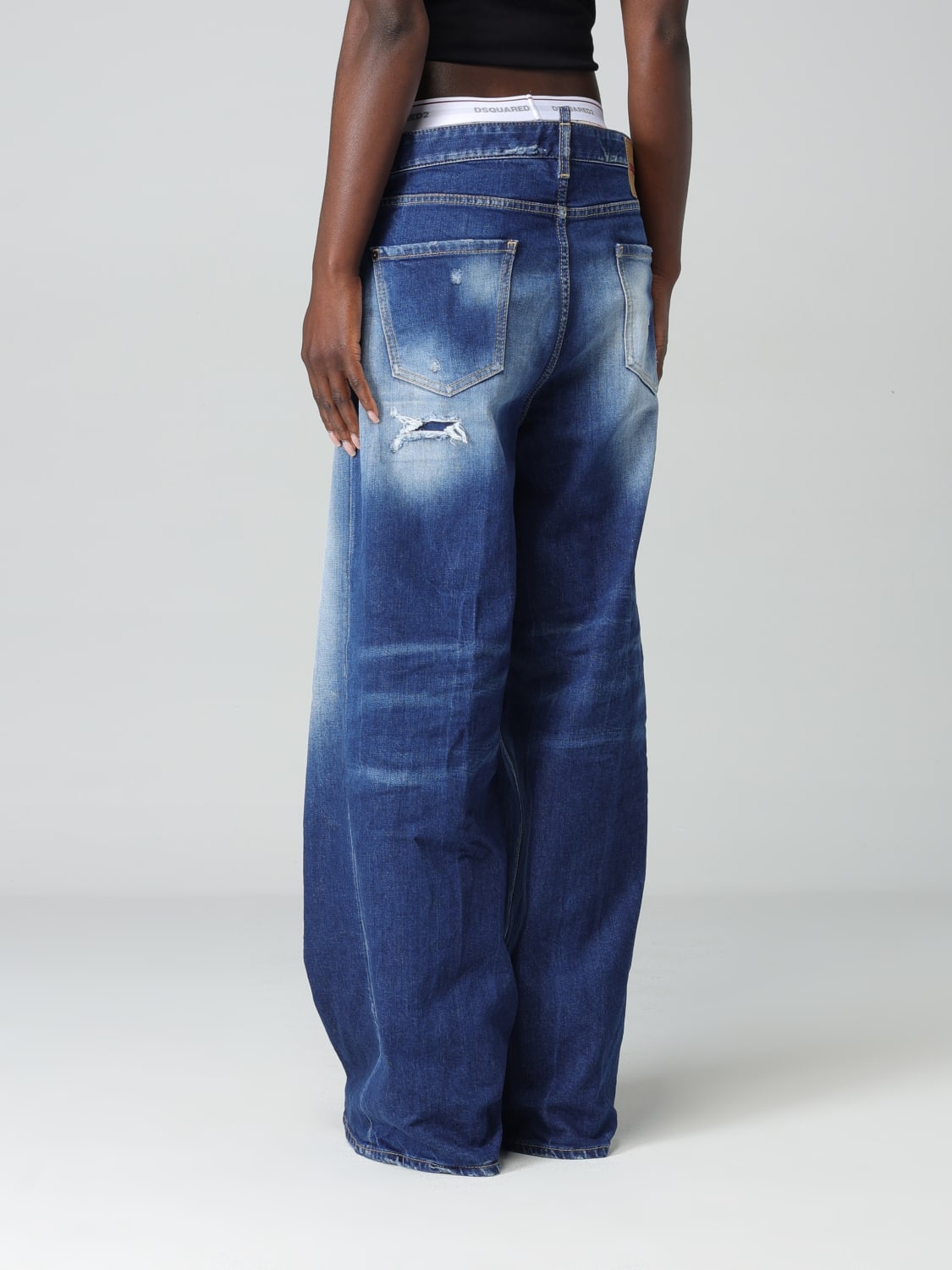 DSQUARED2 JEANS: Jeans woman Dsquared2, Denim - Img 3