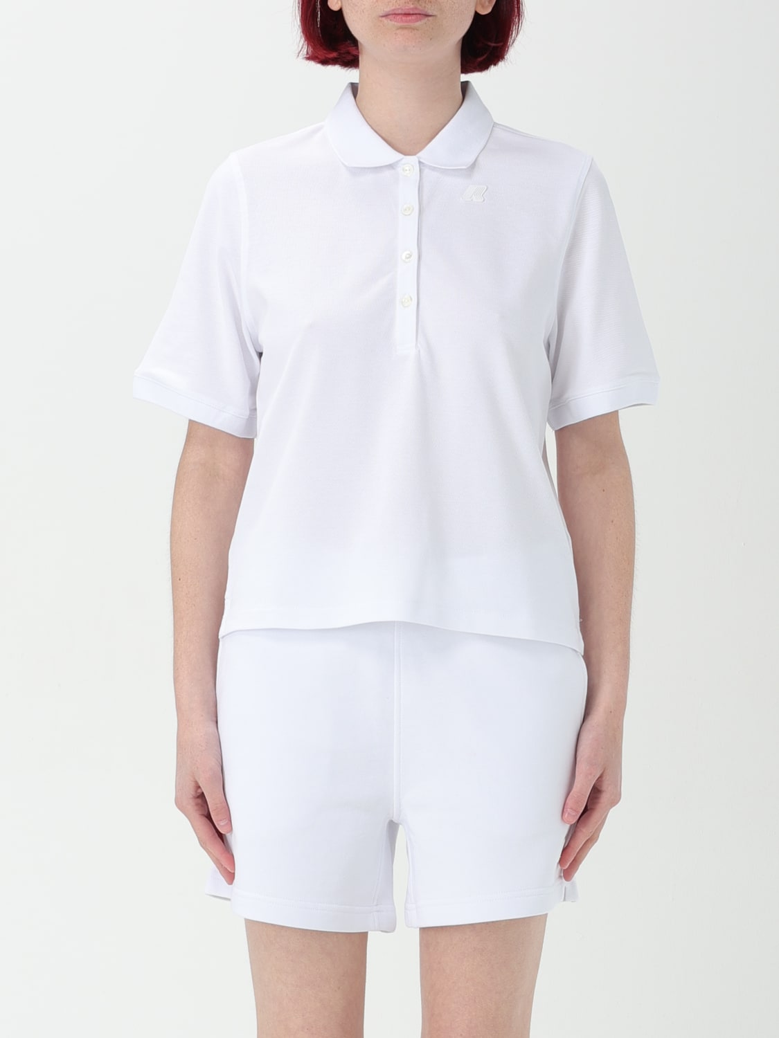 K-WAY POLO SHIRT: T-shirt woman K-way, White - Img 1