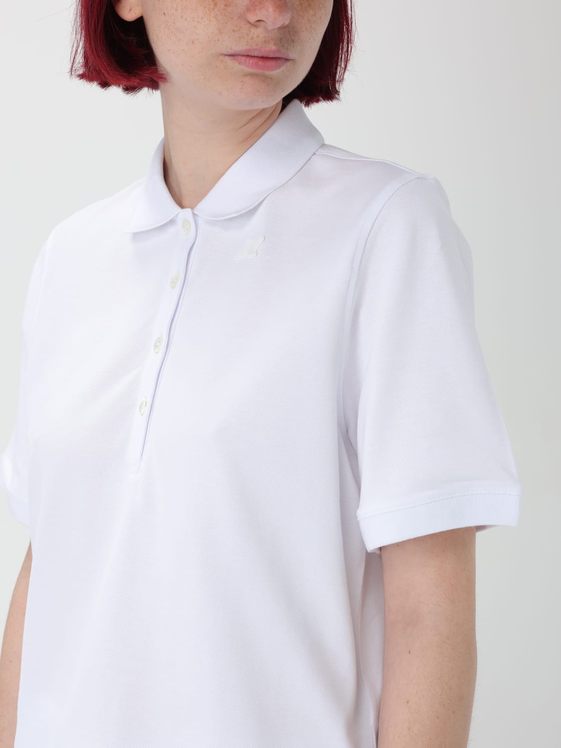 K-WAY POLO SHIRT: T-shirt woman K-way, White - Img 3