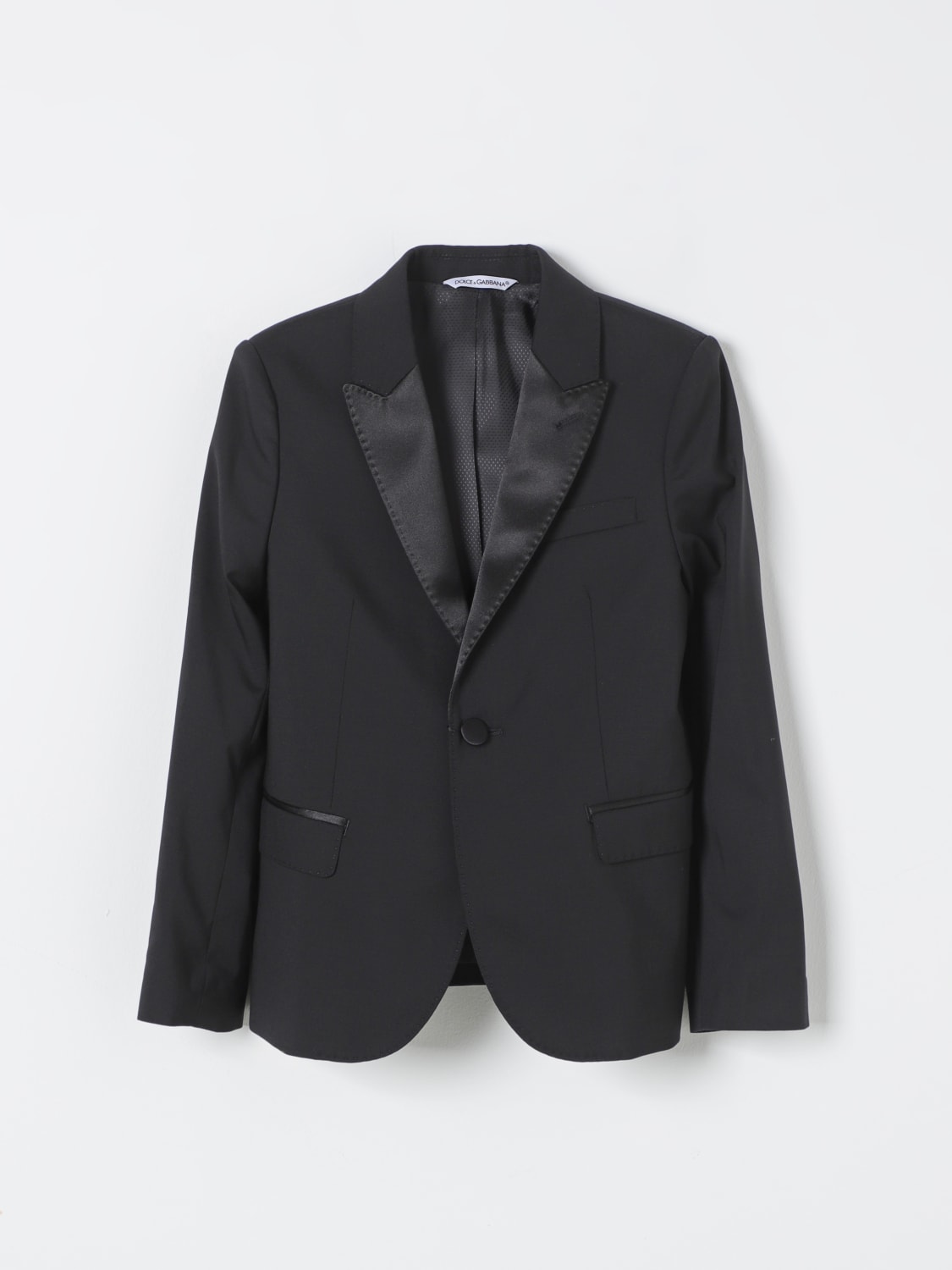 DOLCE & GABBANA JACKE: Jacke kinder Dolce & Gabbana, Schwarz - Img 1