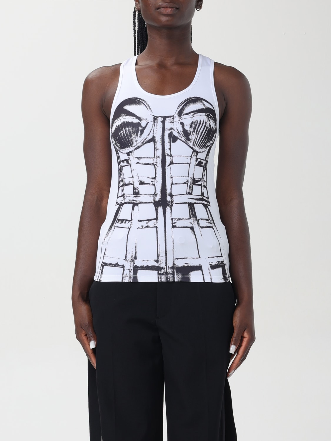 JEAN PAUL GAULTIER: Top woman - Black | Jean Paul Gaultier