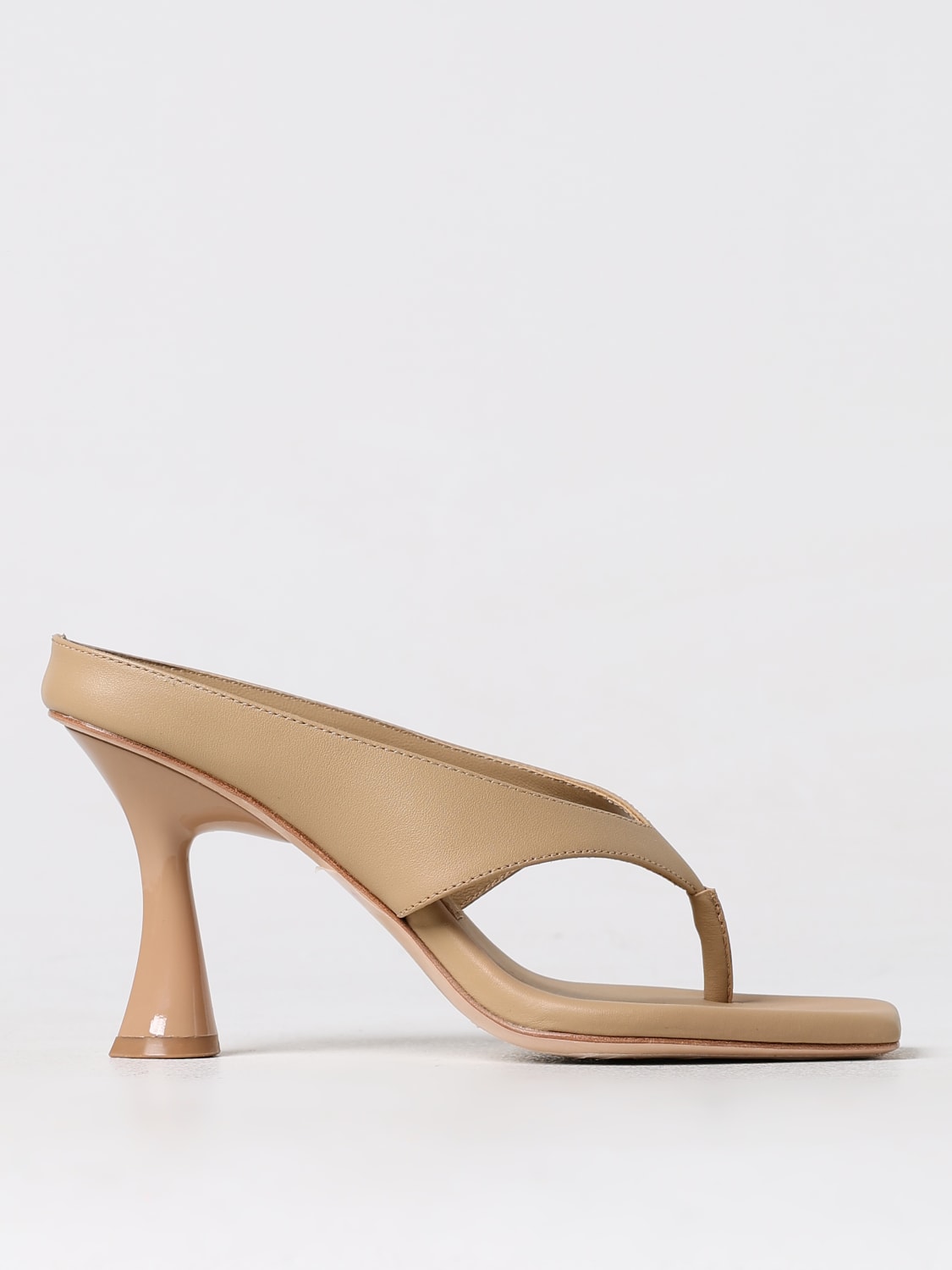 STUDIO AMELIA HEELED SANDALS: Flat sandals woman Studio Amelia, Beige - Img 1