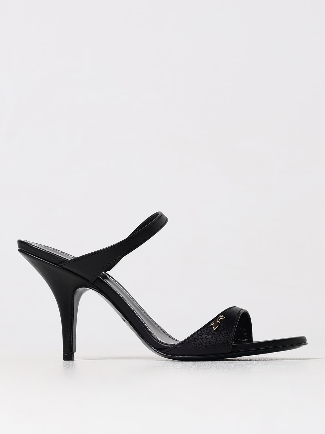 PATRIZIA PEPE Chaussures femme Noir Sandales A Talons Patrizia Pepe 8X0052L048 en ligne sur GIGLIO.COM