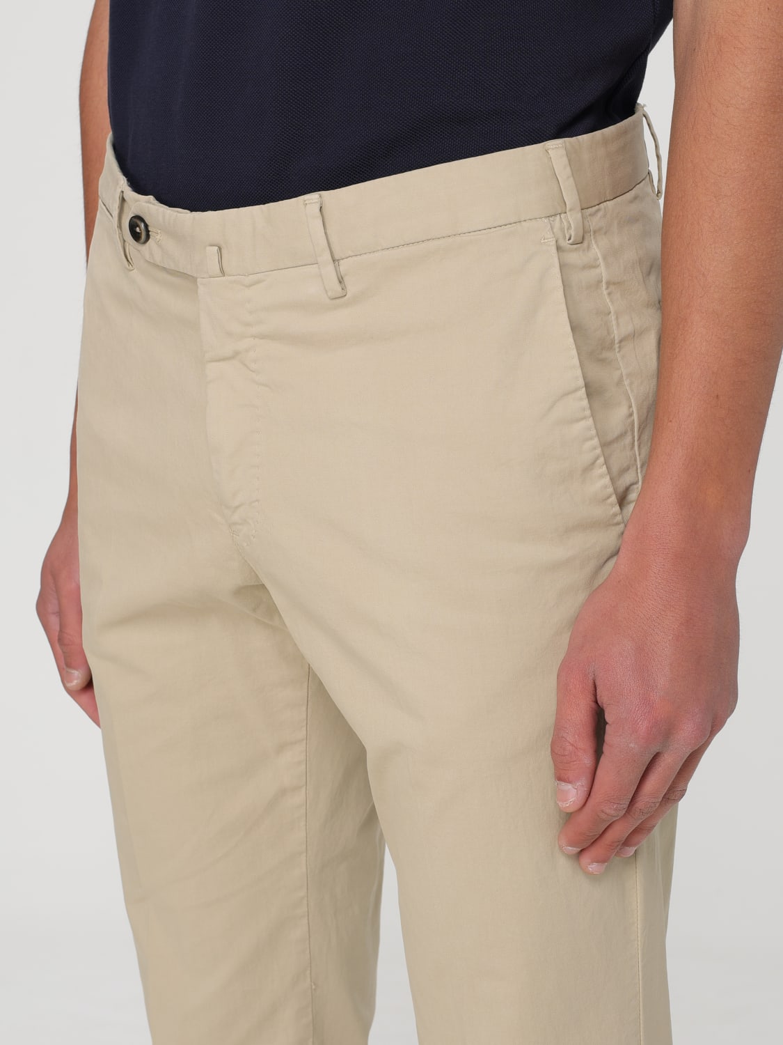 PT TORINO 裤子: 裤子 男士 Pt Torino, 沙色 - Img 3