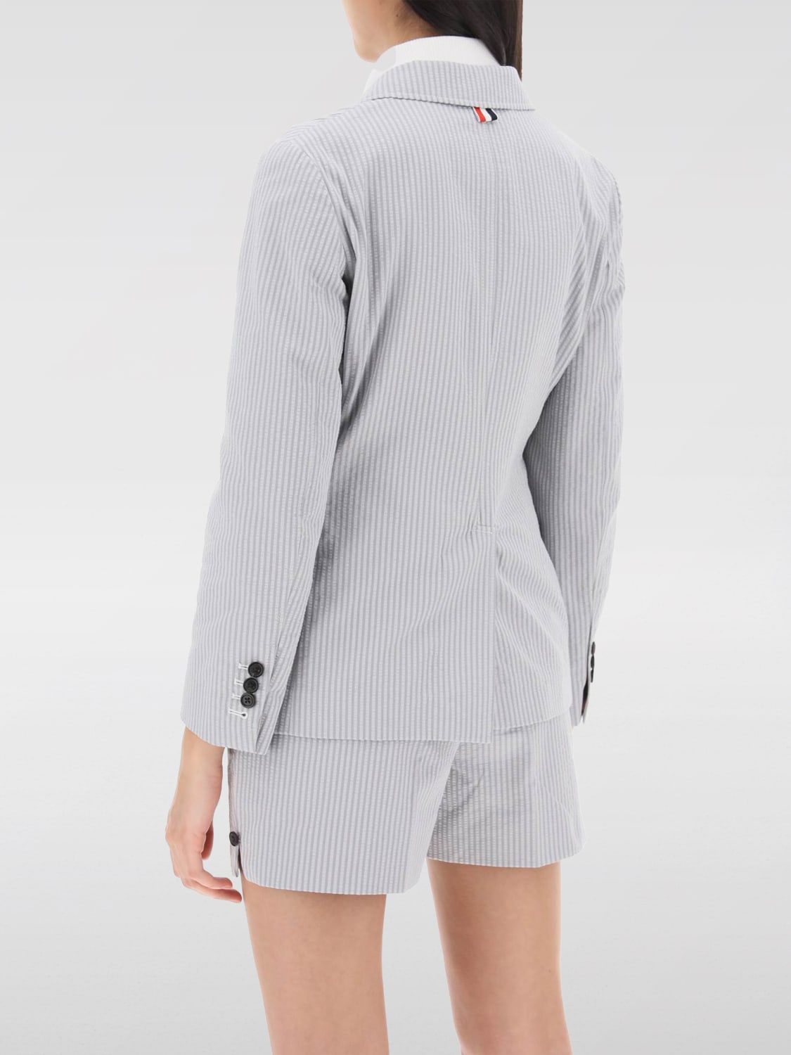 THOM BROWNE BLAZER: Giacca donna Thom Browne, Rigato - Img 2