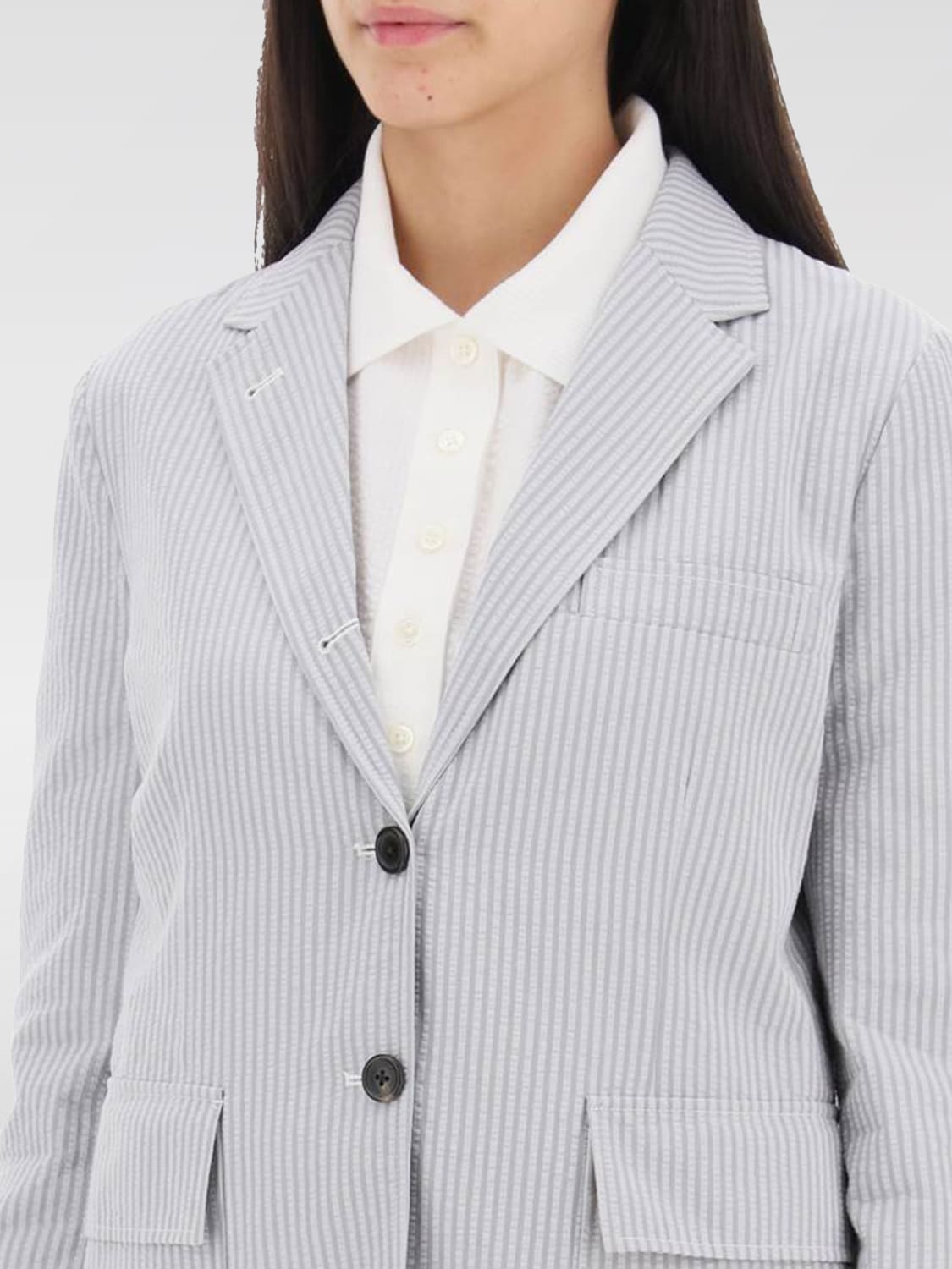 THOM BROWNE BLAZER: Giacca donna Thom Browne, Rigato - Img 3