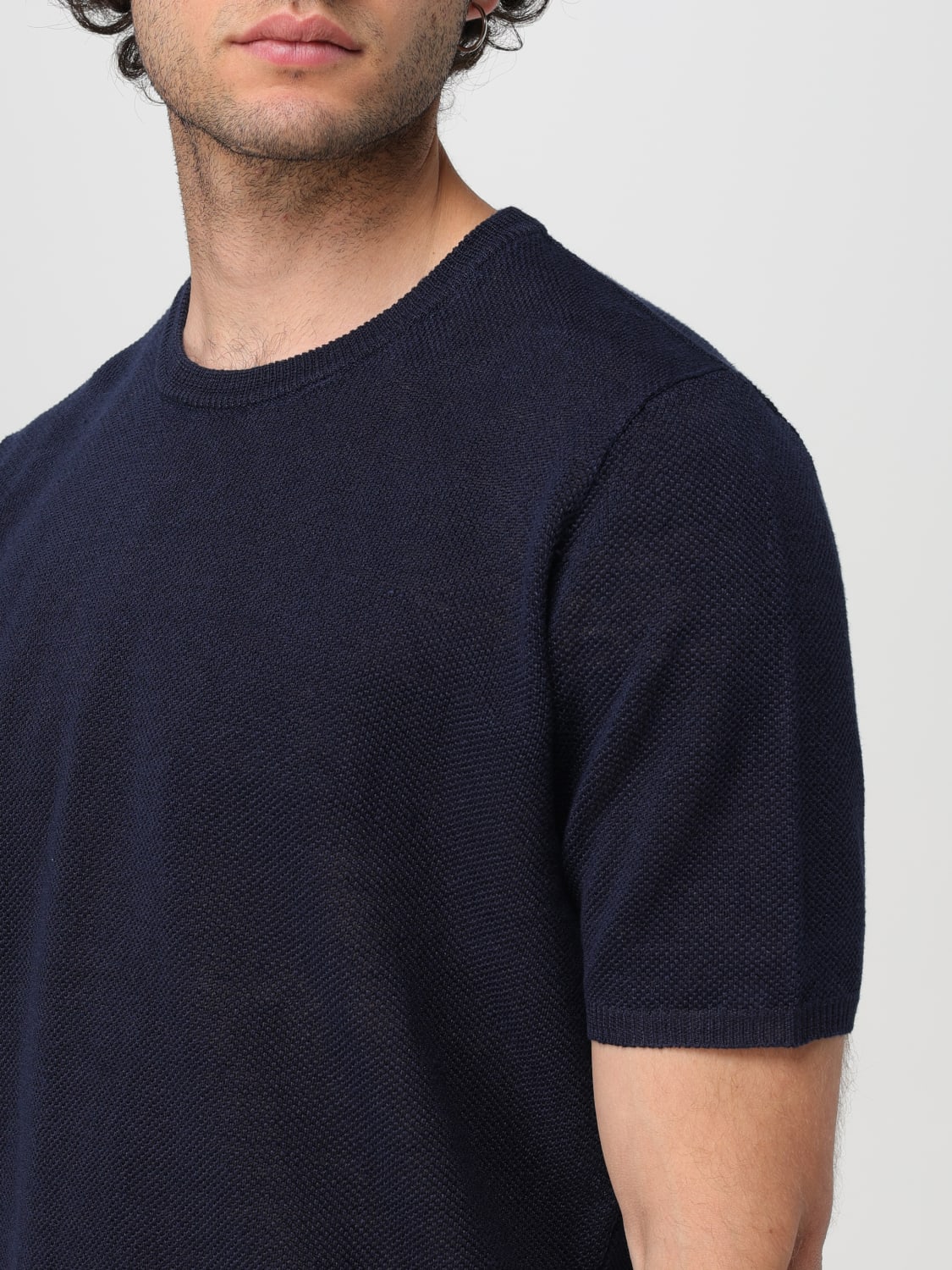 ROBERTO COLLINA T-SHIRT: T-shirt men Roberto Collina, Navy - Img 3