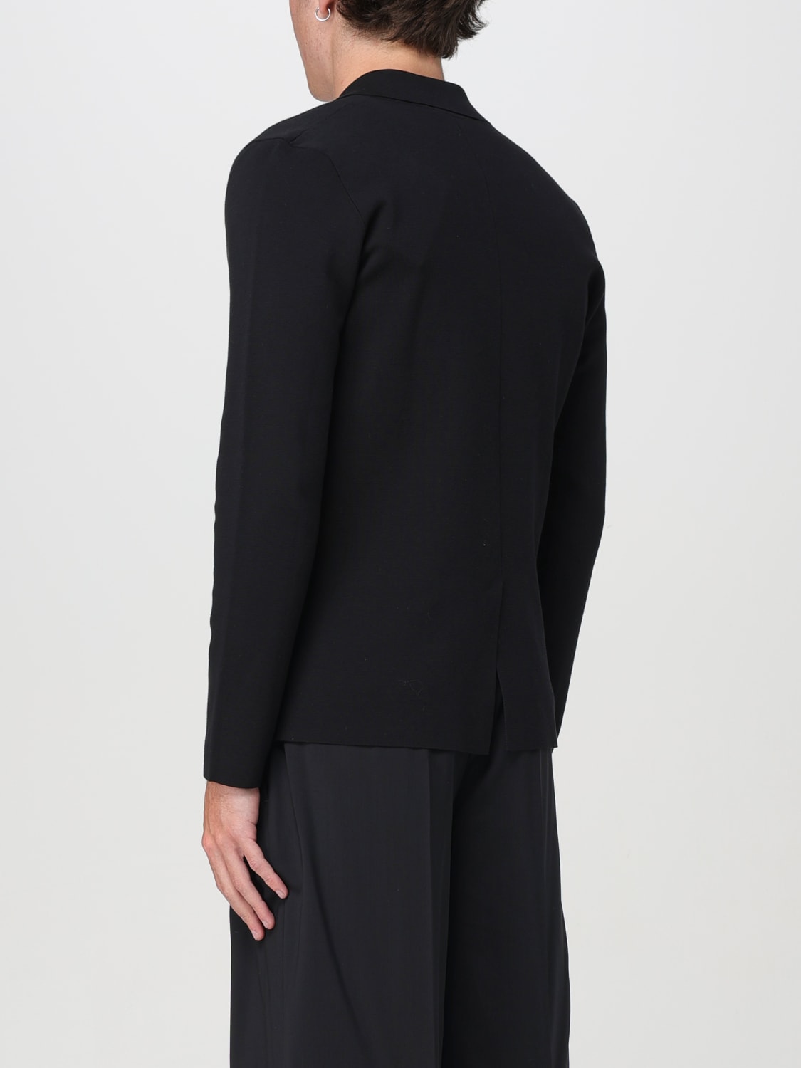 ROBERTO COLLINA BLAZER: Jacket men Roberto Collina, Black - Img 2