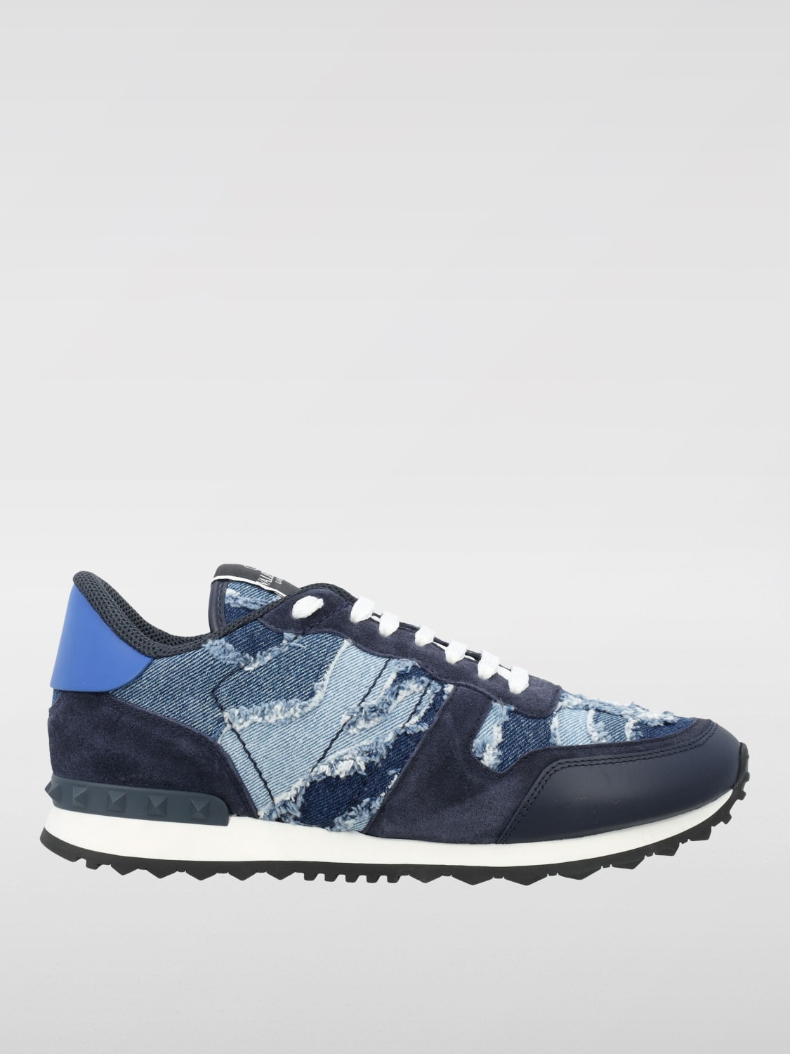 Mens blue valentino trainers on sale