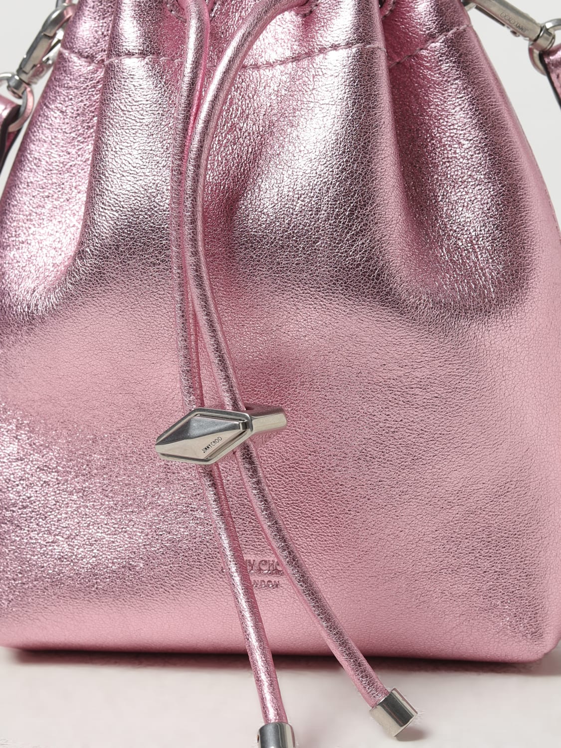 JIMMY CHOO MINI BAG: Crossbody bags woman Jimmy Choo, Pink - Img 4