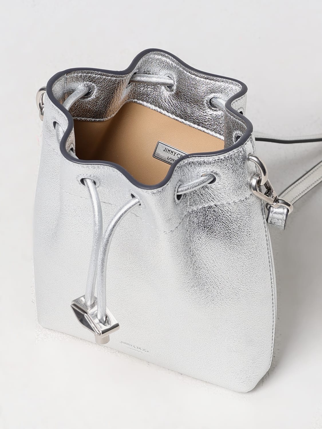 JIMMY CHOO MINI BAG: Crossbody bags woman Jimmy Choo, Silver - Img 5