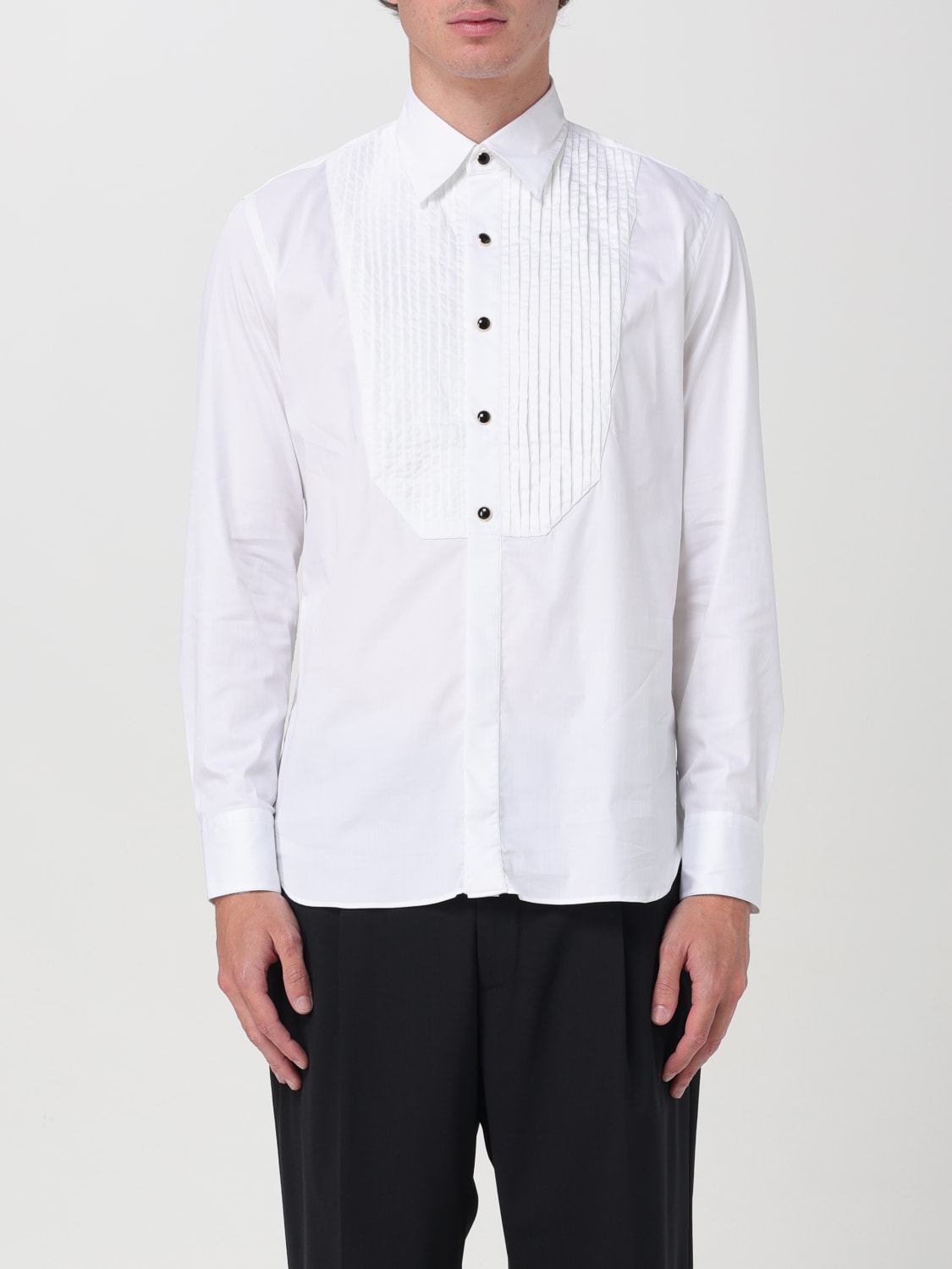 Giglio Camicia PT Torino in satin di misto cotone stretch superfine
