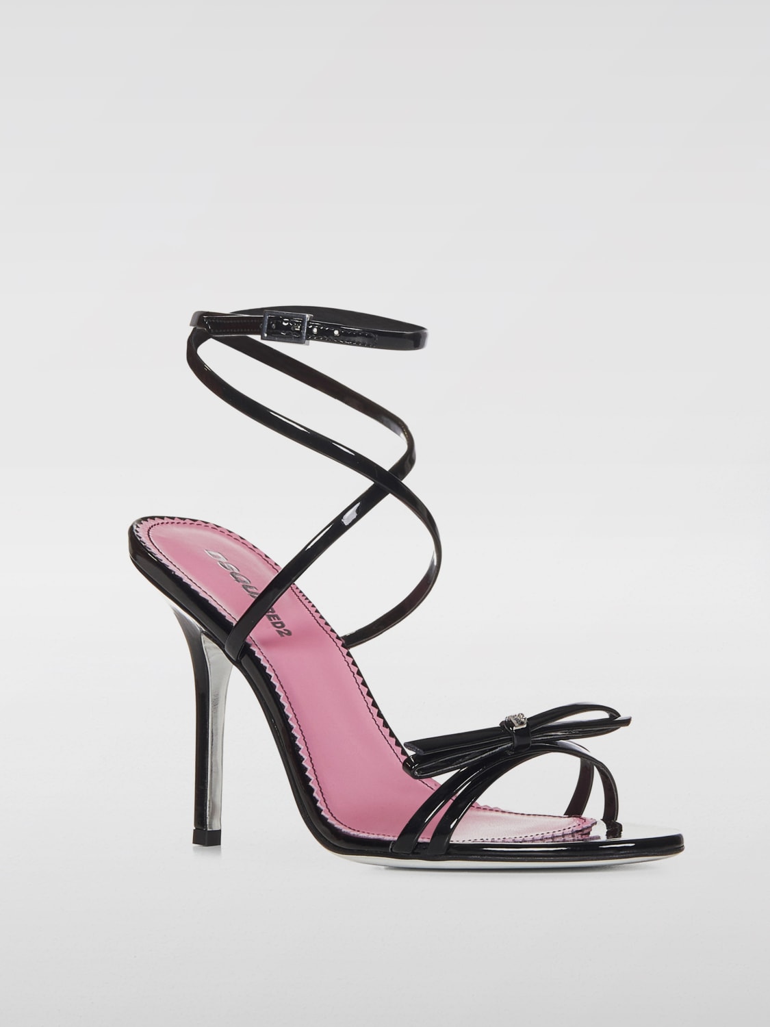 DSQUARED2 HEELED SANDALS: Heeled sandals woman Dsquared2, Black - Img 2