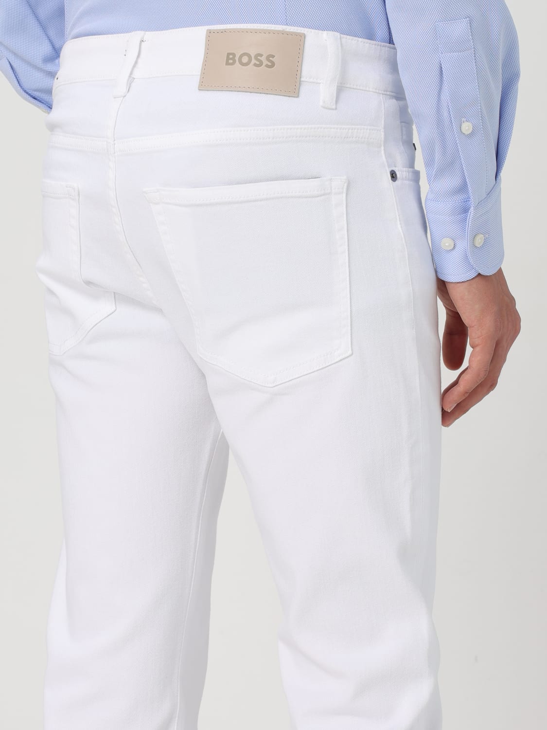 BOSS PANTS: Pants men Boss, White - Img 3