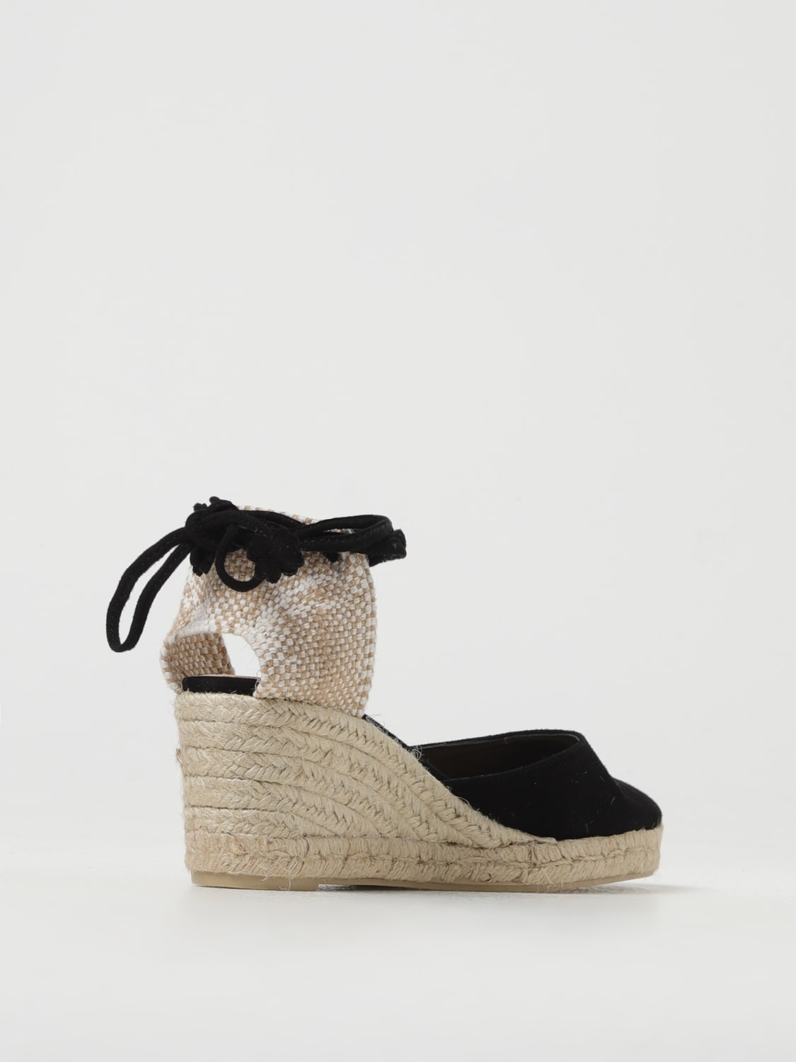 CASTAÑER ESPADRILLAS: Espadrillas Carina Castañer in camoscio , Nero - Img 3