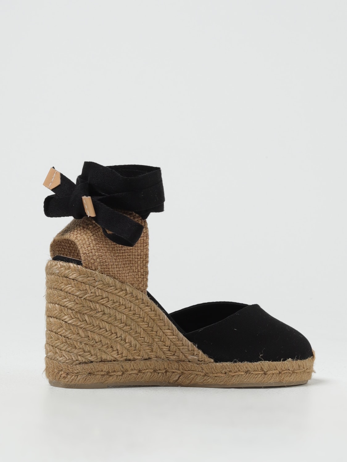 CASTAÑER ESPADRILLAS: Espadrillas Chiara Castañer in canvas di cotone , Nero - Img 3