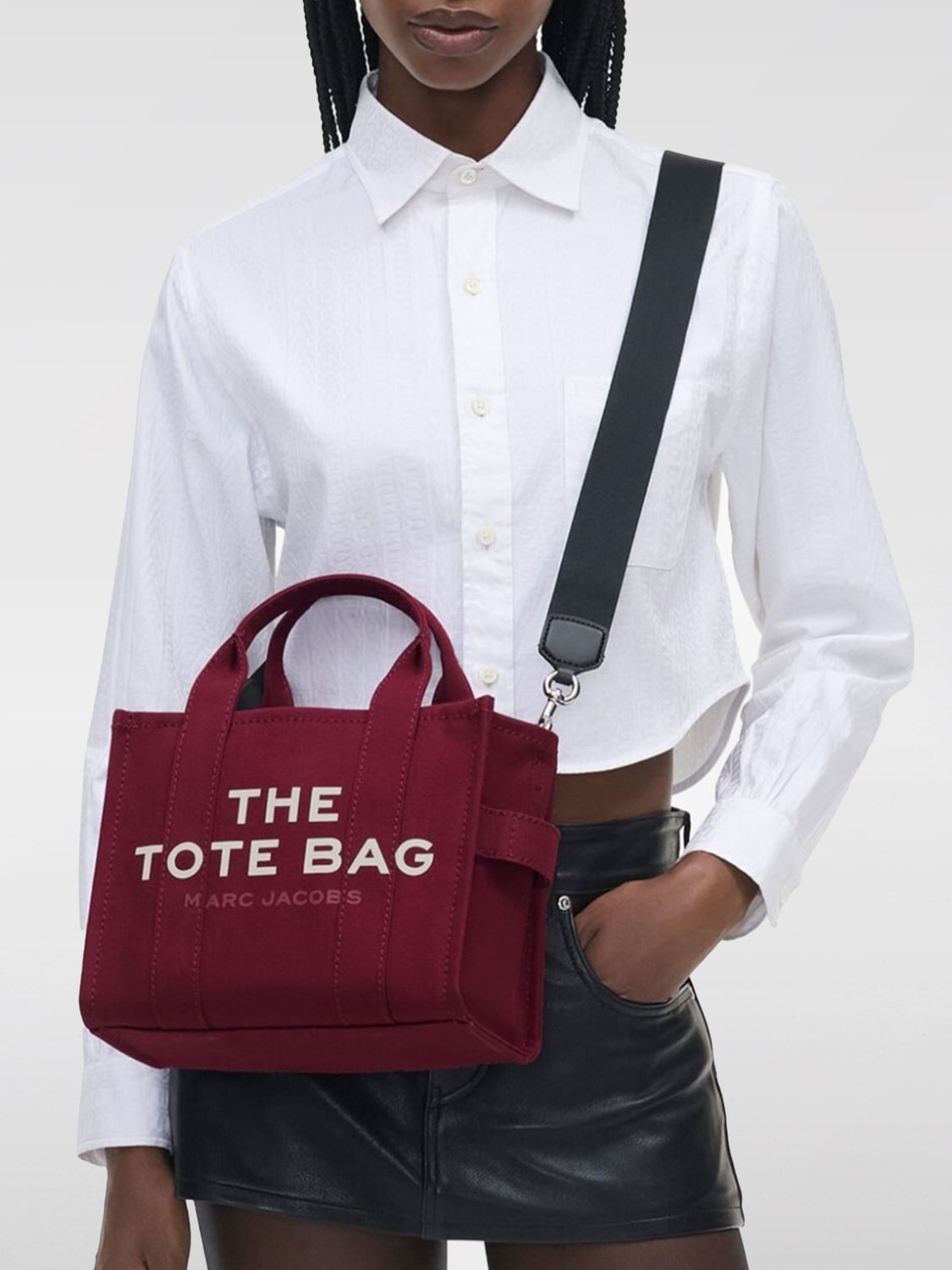 MARC JACOBS SAC À MAIN: Sac porté épaule femme Marc Jacobs, Bordeaux - Img 2