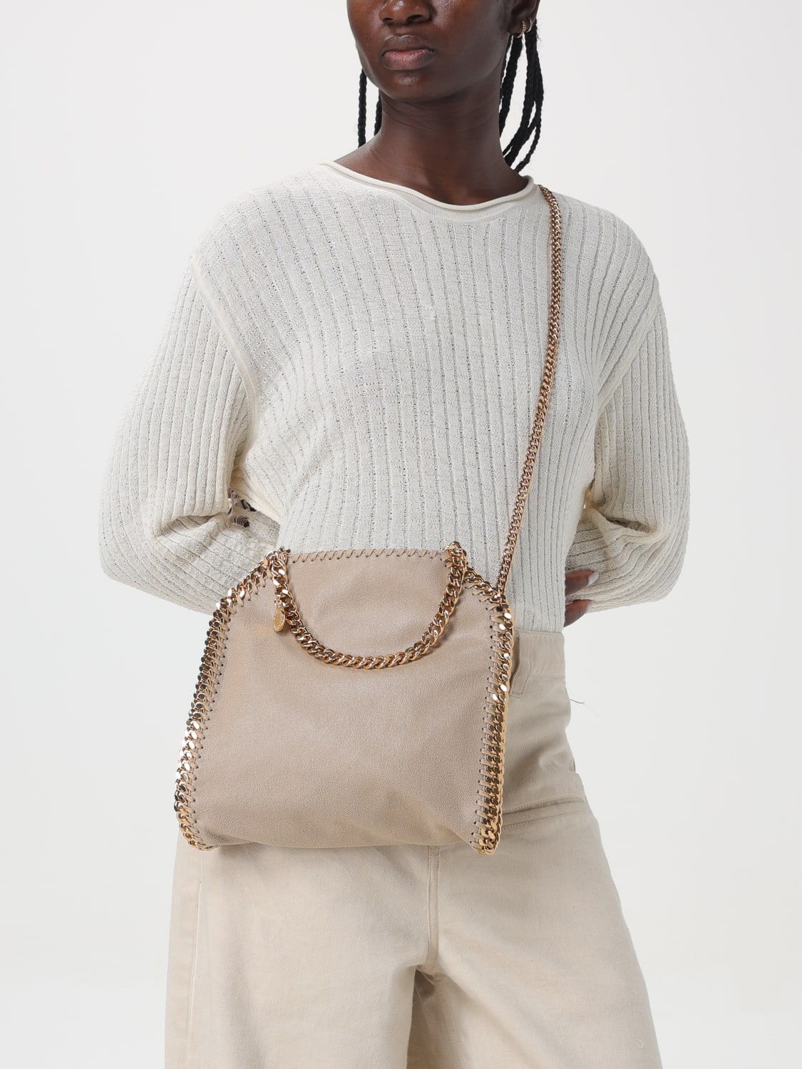 Stella McCartney Outlet: Crossbody bags woman - Beige