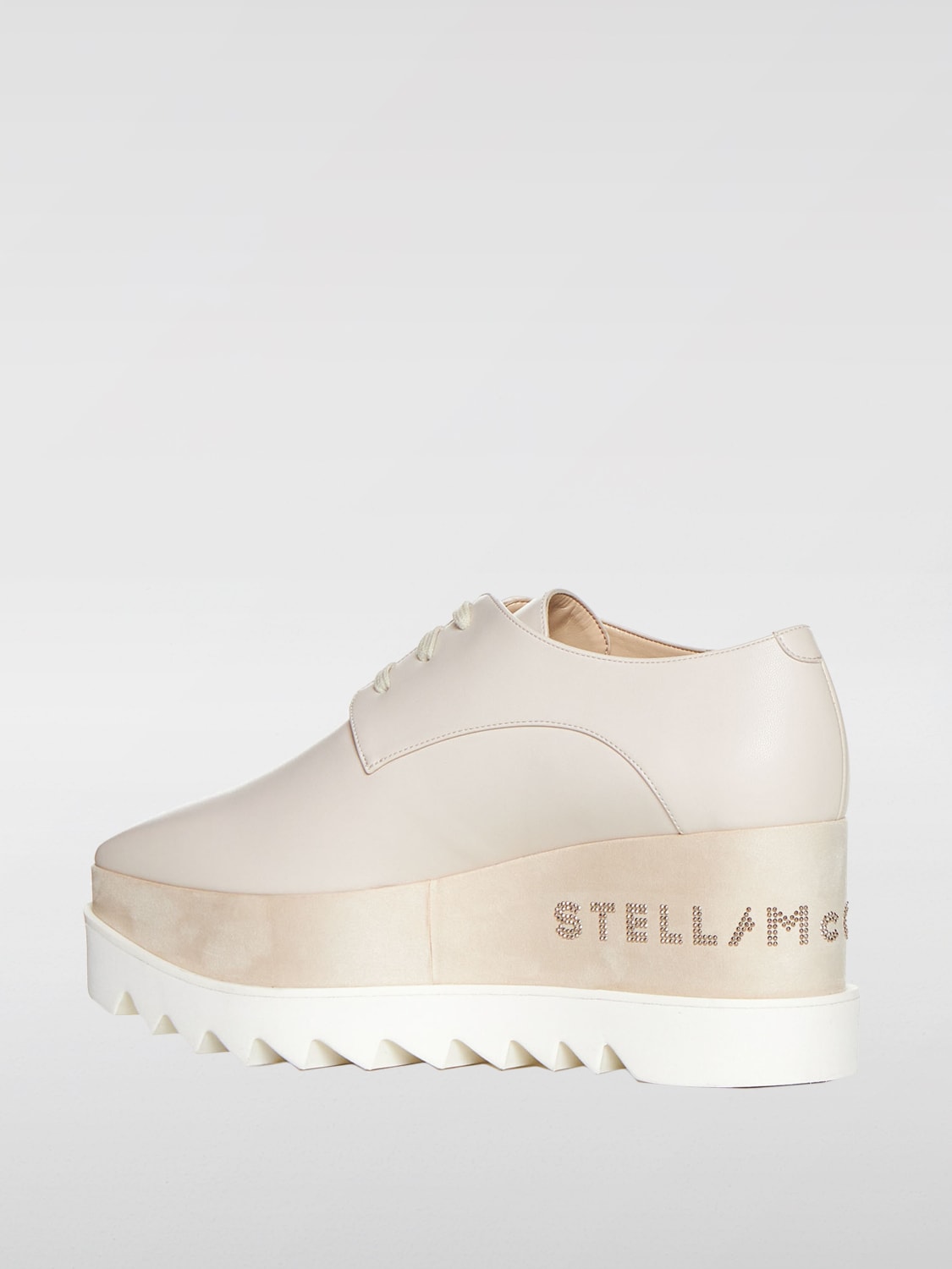 STELLA MCCARTNEY KEILABSATZ SCHUHE: Mokassins damen Stella McCartney, Weiß - Img 3