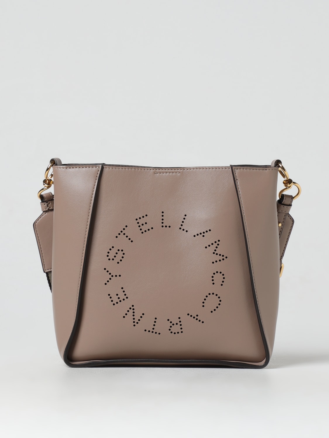 Giglio Borsa a tracolla con logo circolare Stella McCartney