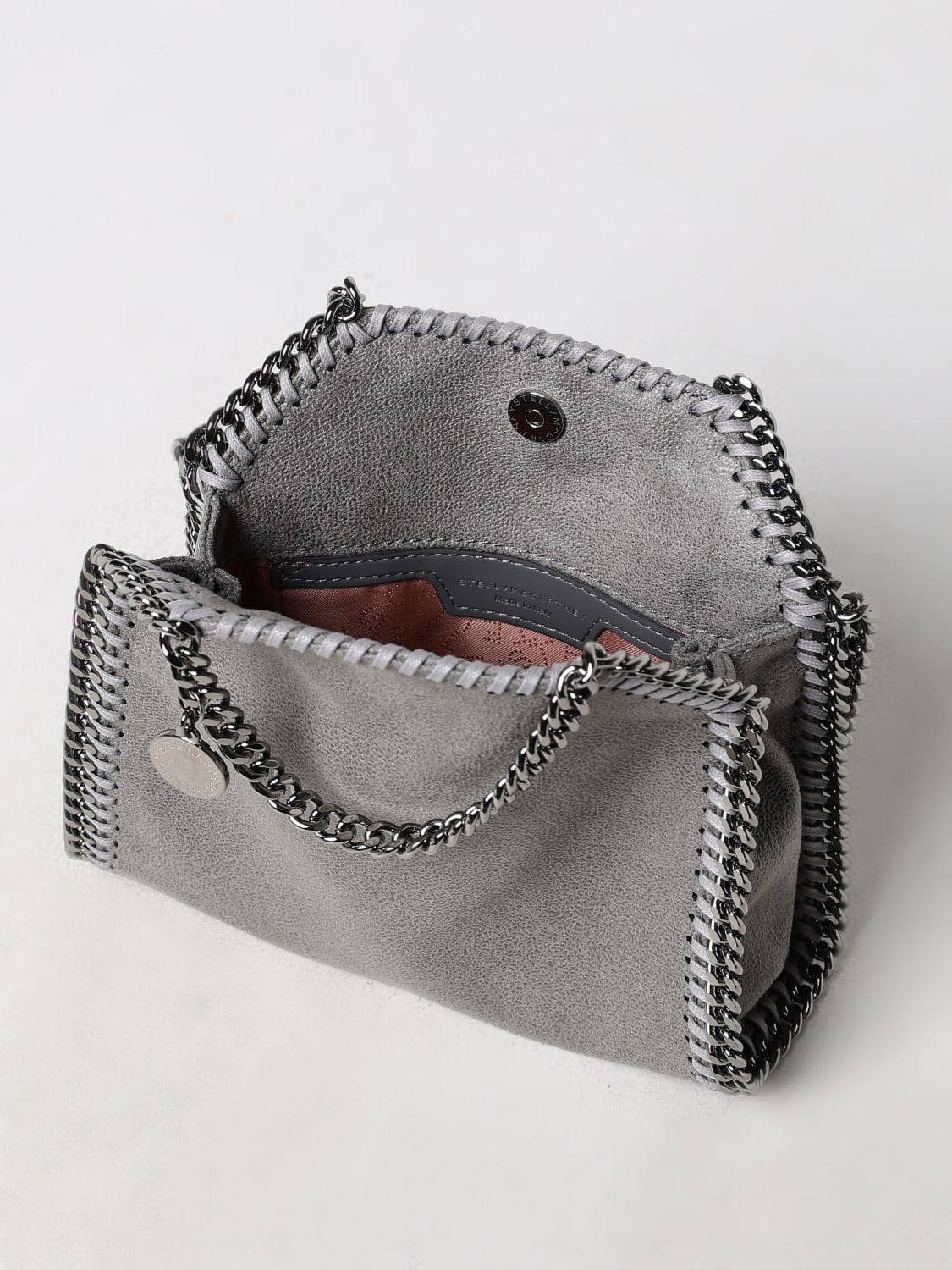 STELLA MCCARTNEY MINI BAG: Crossbody bags woman Stella McCartney, Grey - Img 4