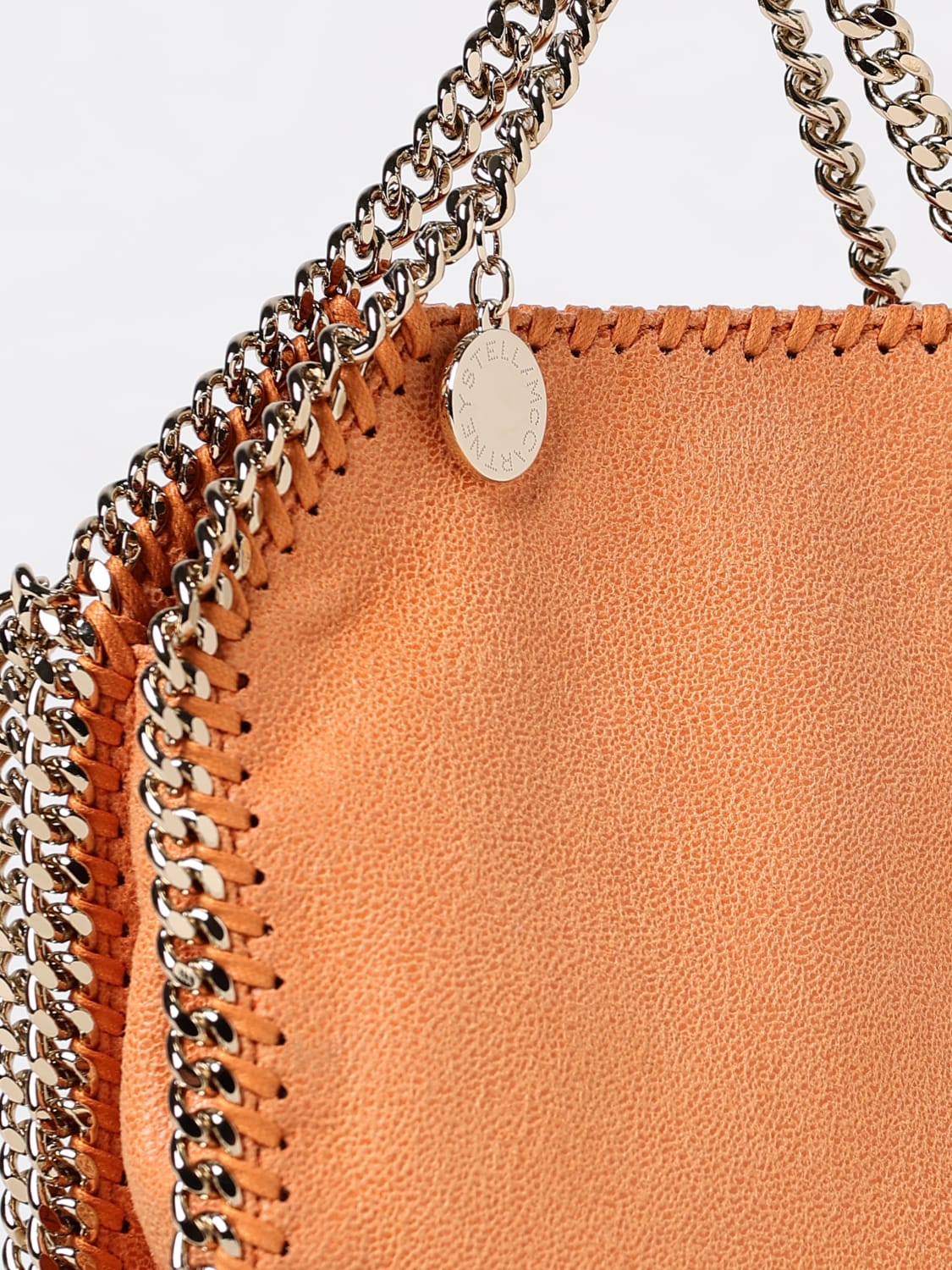 STELLA MCCARTNEY MINI BOLSO: Bandolera mujer Stella McCartney, Naranja - Img 4