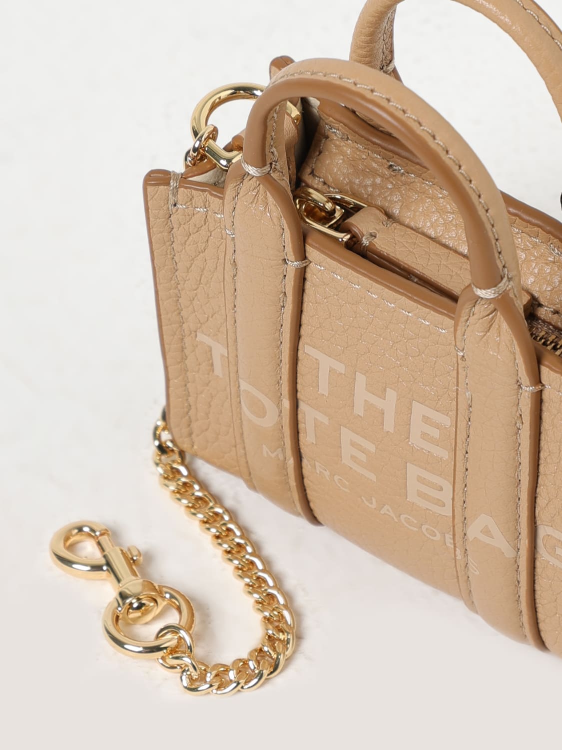 MARC JACOBS KEY CHAIN: Key chain woman Marc Jacobs, Camel - Img 3