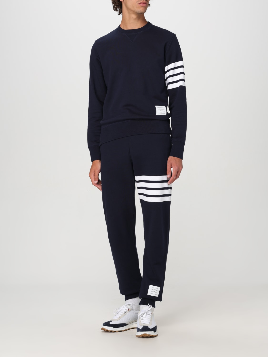 THOM BROWNE PANTS: Sweat men Thom Browne, Blue - Img 2