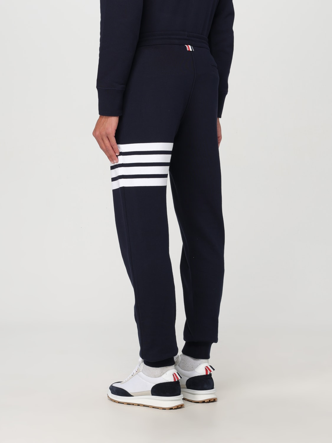 THOM BROWNE PANTALÓN: Chándales hombre Thom Browne, Azul Oscuro - Img 3