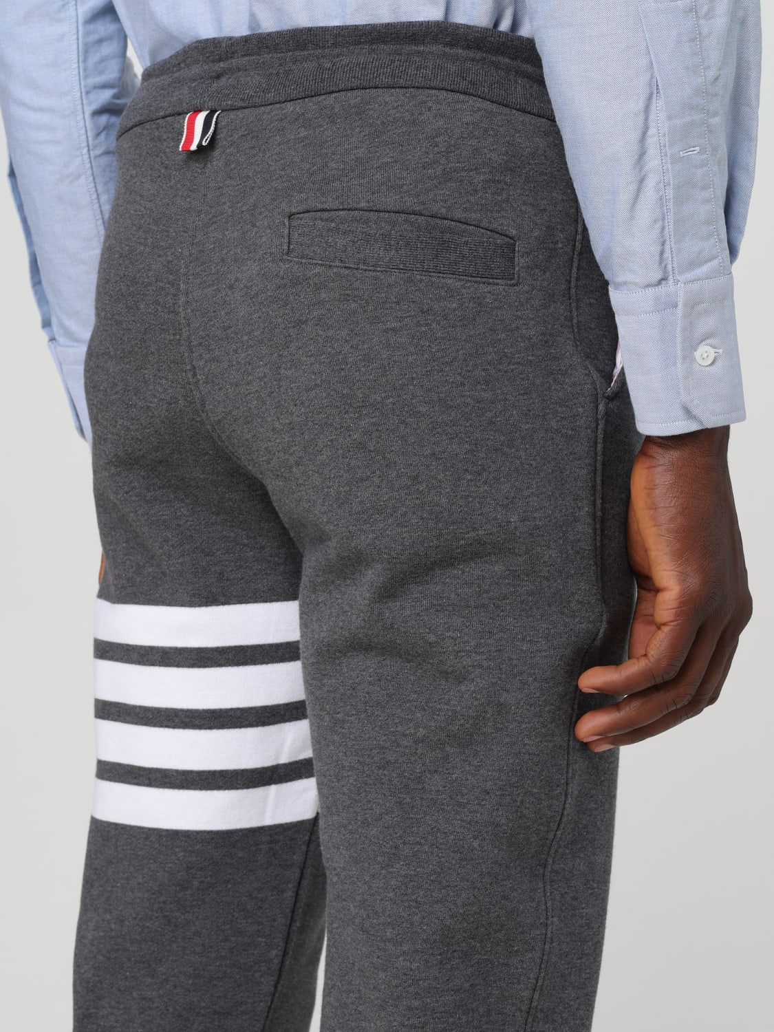 THOM BROWNE PANTS: Sweat men Thom Browne, Grey - Img 5