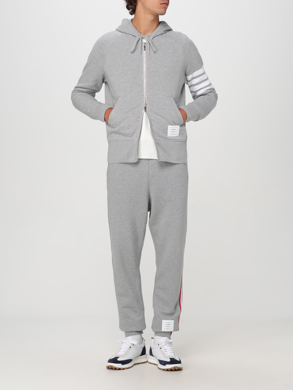 THOM BROWNE SWEATSHIRT: Sweatshirt men Thom Browne, Grey - Img 2