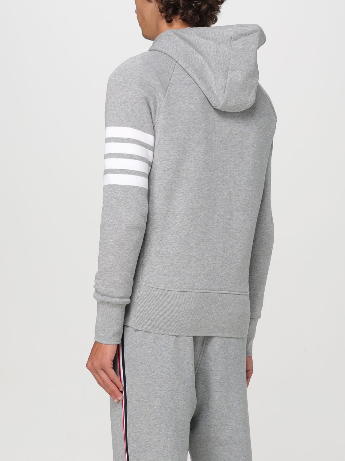 THOM BROWNE SWEATSHIRT: Sweatshirt men Thom Browne, Grey - Img 3