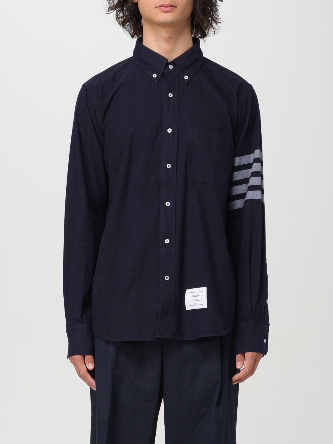 THOM BROWNE HEMD: Hemd herren Thom Browne, Blau - Img 1