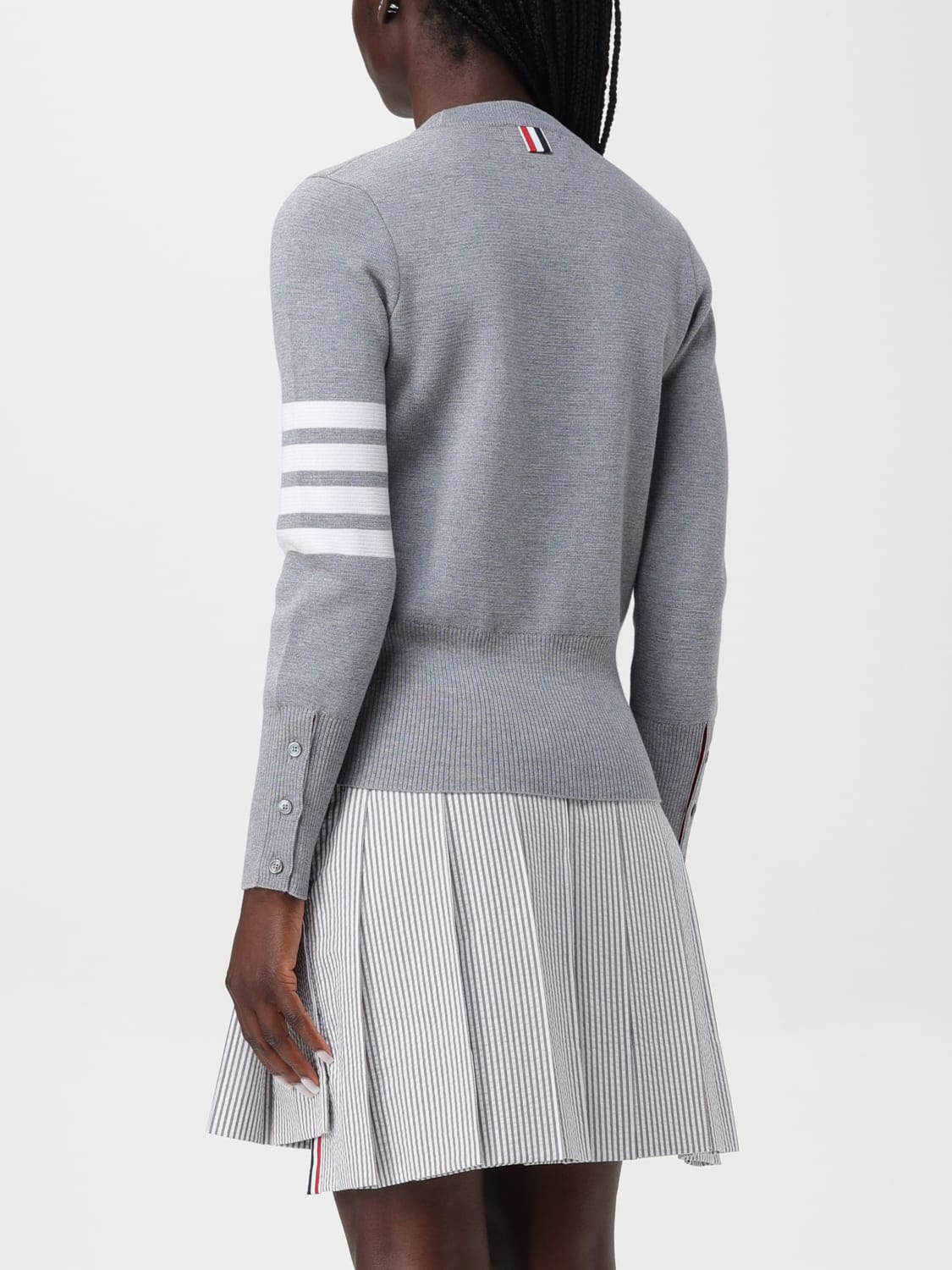 THOM BROWNE MAGLIA: Maglia 4-bar Thom Browne, Grigio - Img 3