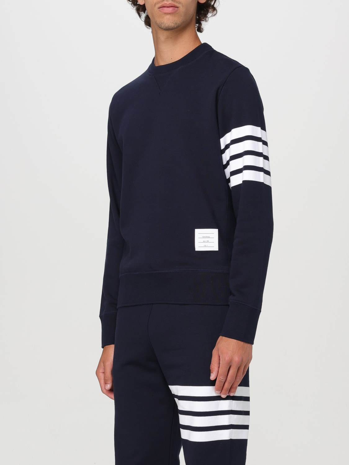 THOM BROWNE SWEATSHIRT: Sweatshirt men Thom Browne, Blue - Img 4