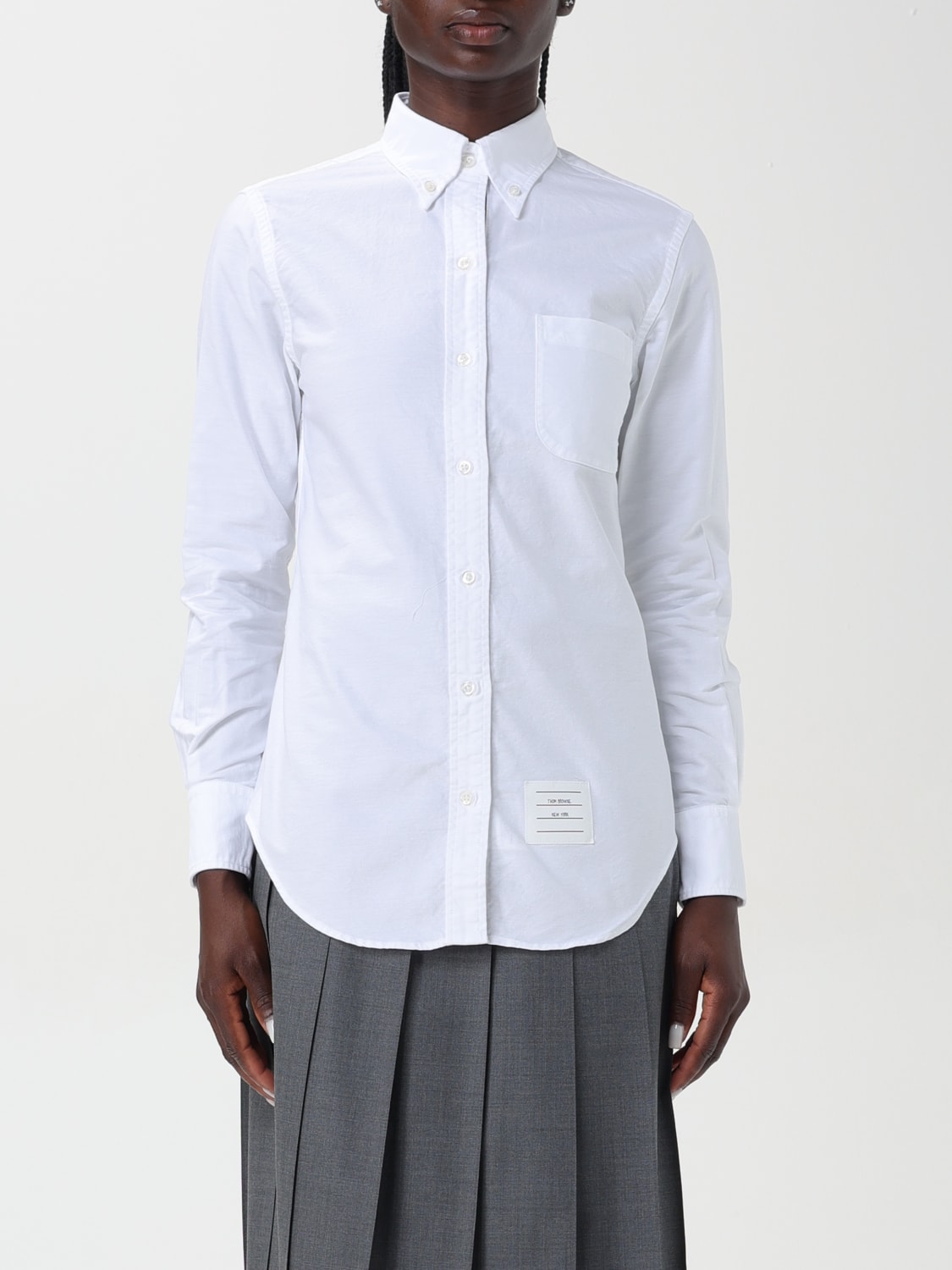 THOM BROWNE SHIRT: Shirt woman Thom Browne, White - Img 1