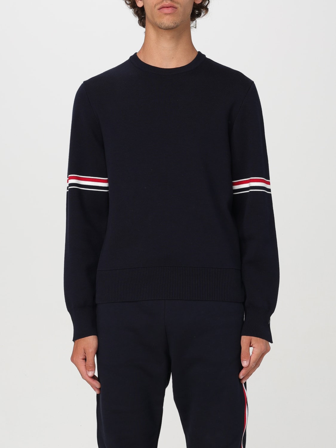 THOM BROWNE SWEATER: Sweater men Thom Browne, Blue - Img 1