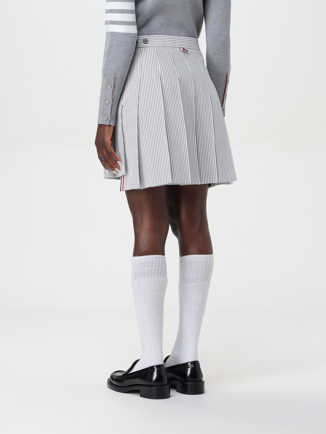 スカート THOM BROWNE Woman Skirt Grey FGC402V00626 025 THOM BROWNE: Skirt woman - Grey | Thom Browne skirt