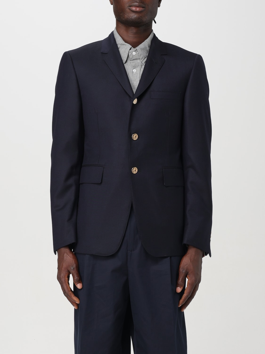 THOM BROWNE BLAZER: Jacke herren Thom Browne, Blau - Img 1