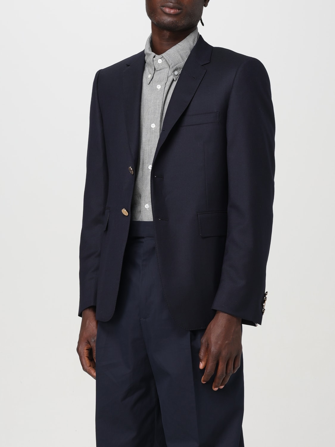 THOM BROWNE BLAZER: Jacket men Thom Browne, Blue - Img 4