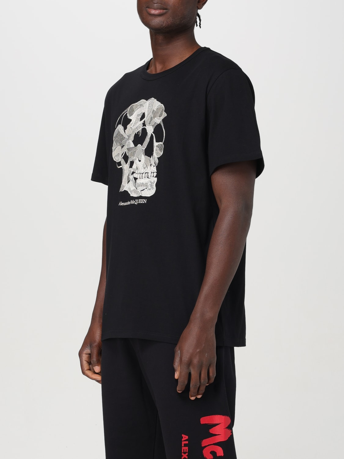 ALEXANDER MCQUEEN T-SHIRT: T-shirt Skull Alexander McQueen, Nero - Img 4