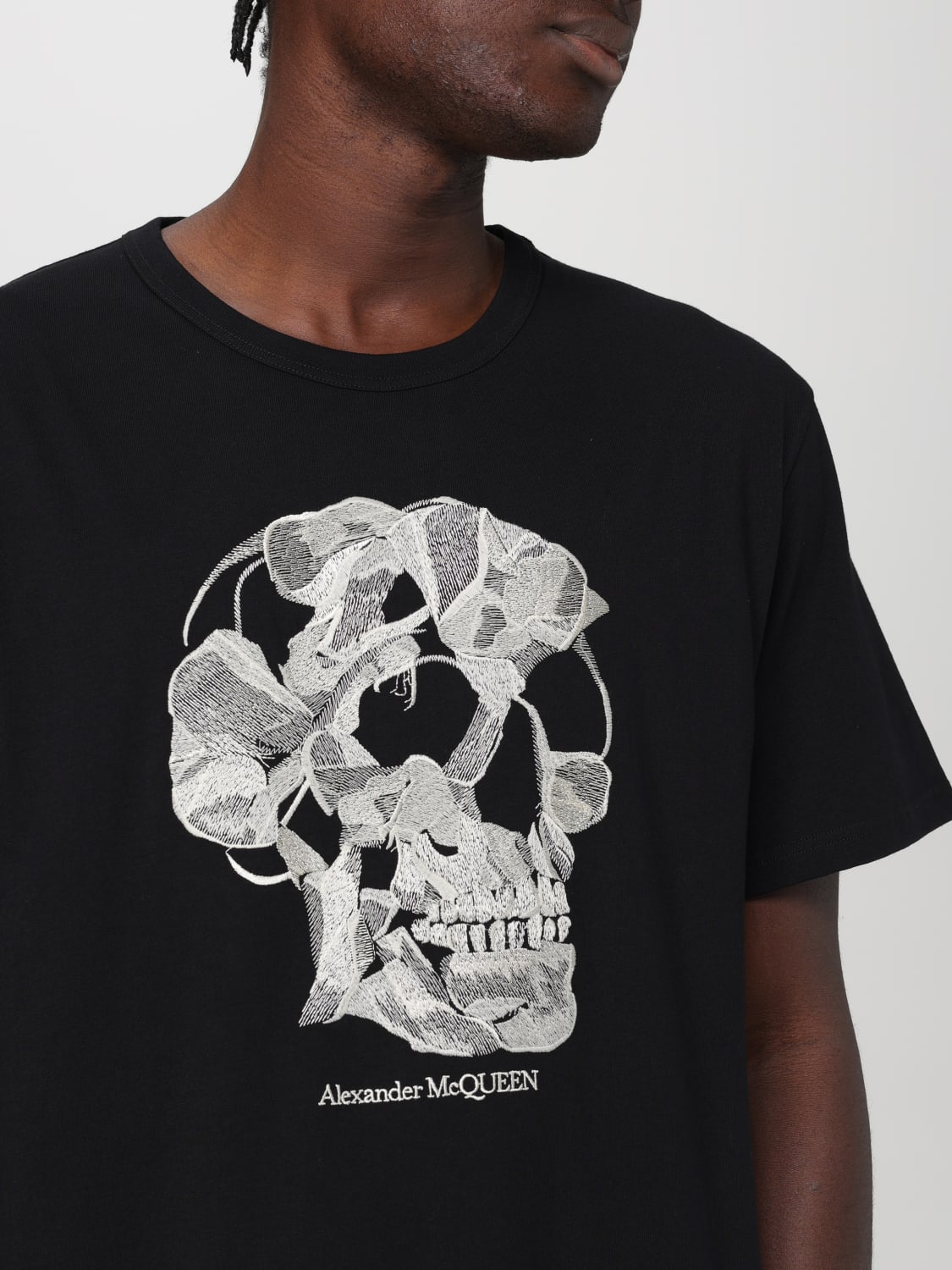 ALEXANDER MCQUEEN T-SHIRT: T-shirt Skull Alexander McQueen, Nero - Img 5