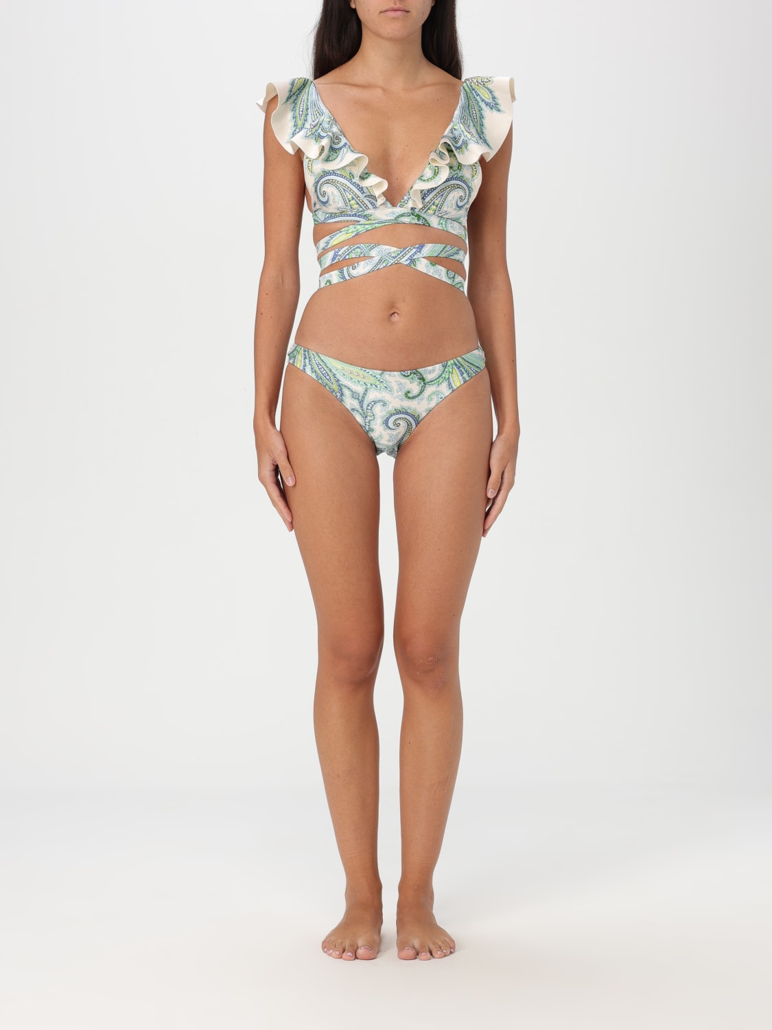 ZIMMERMANN SWIMSUIT: Swimsuit woman Zimmermann, Green - Img 1